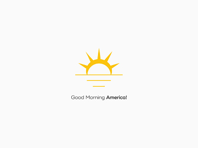 Good morning America design poster vector