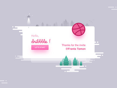 Hello dribbble debut first shot