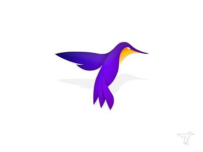 Hummingbird ai app avatar cg icon illustration logo ui
