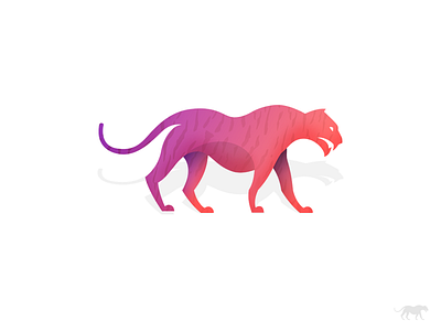 Tiger ai app avatar cg design icon illustration logo ui