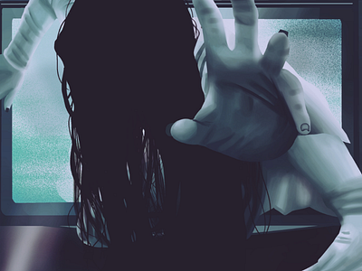 The Ring fanart daveighchase fanart horror horrormovie realism rings thering