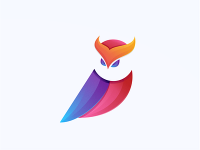 Owl colorfull abstract animal animal logo bird brand branding colorful colorfull design graphic icon initial logo logo design logodesign logotype modern owl