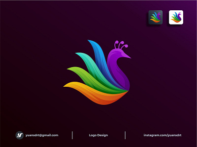 Peacock logo gradient