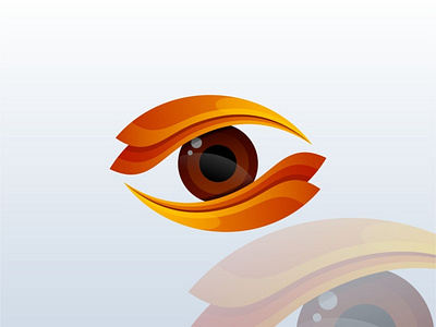Eye branding colorful design eye gradient icon illustration logo modern vibrant