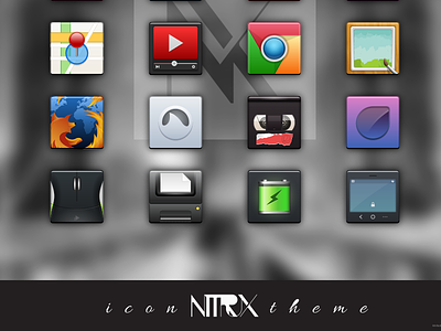 Nitrux - an icon theme for Linux. free icon linux nitrux svg theme
