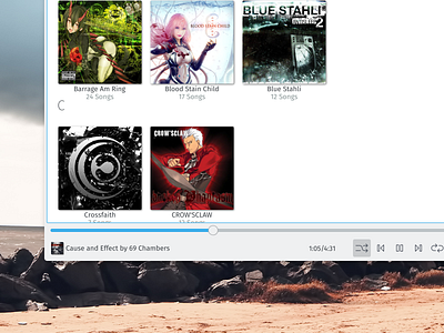 Plasma Music Player - Concept for Plasma 5 5 application concept gui interface kde music plasma player ui ux