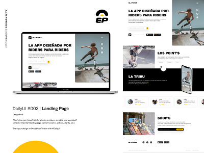 DailyUI #003 | Landing Page app dailyui graphic design landing landingpage ui web webdesign