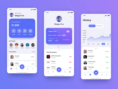 Mobile Banking - Exploration bank app banking app clean figma figmadesign finance mobile mobile app design mobile banking ui uidesign uxui