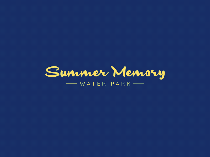 summer memory logo animation animated animation letters logo logoaniamtion motiondesign motiongraphics