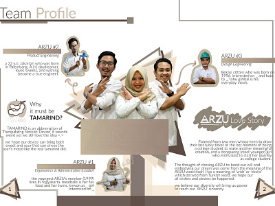 Booklet Profile Page book booklet profile team profile