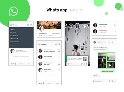 Whatsapp Redesign android app appdesign iosapp redesign redesign concept whatsapp whatsappdesign whatsappredesign
