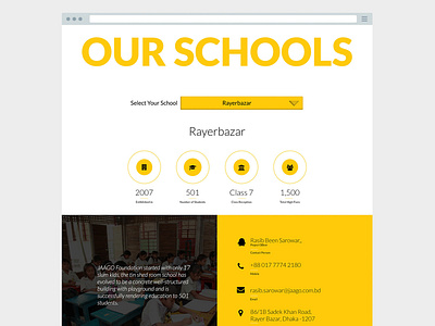 Happy place? design desktop non profit responsive school school icons ui website