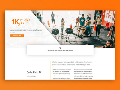1,000 Fit austin texas design desktop fit fitbit fitness fitness app responsive ui website