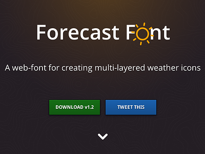 Forecast Font download font forecast forecast font free icon icons weather web-font