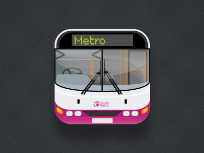 Metro bus icon ios iphone translink transport