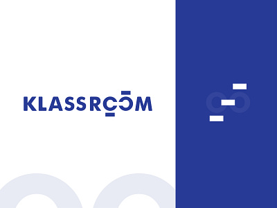 KlassRoom Logo blue brand brand identity branding klassroom logo logo design