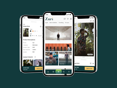 Zuri- Shopping & Exploring App e commerce fashion shopping single vendor venture zuri