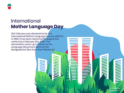 International Mother Language Day hero banner hero image home page illustration illustrator