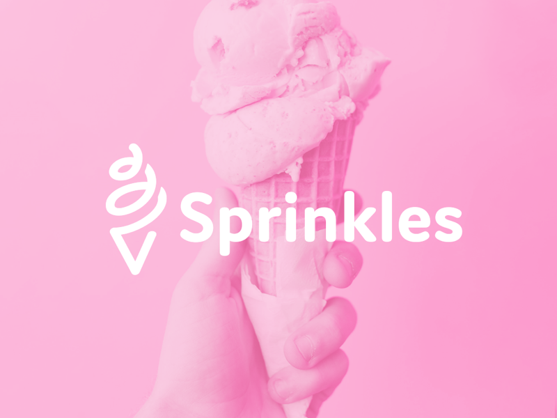 Sprinkles Identity Design identity design identity summer ice cream logo design logo