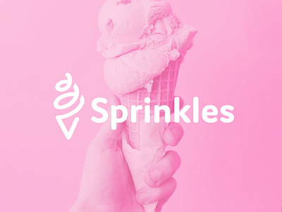 Sprinkles Identity Design ice cream identity identity design logo logo design summer