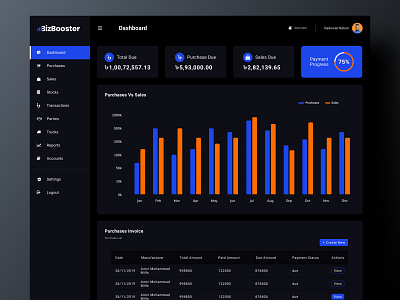 BizBooster Dark Skeleton