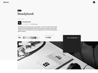 Membership platform design service sketch app ux design web