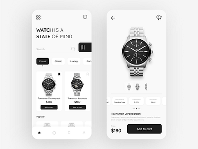 E-commerce Store app (Watch)