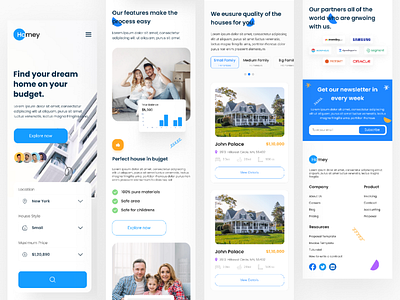 Responsive Real Estate Landing Page Design