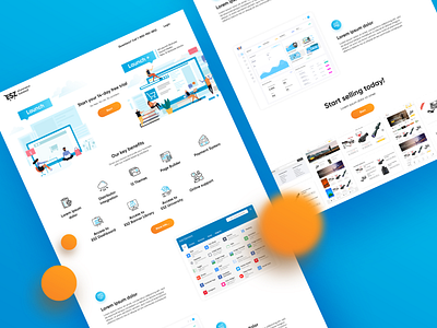 Landing page for comparing two packages