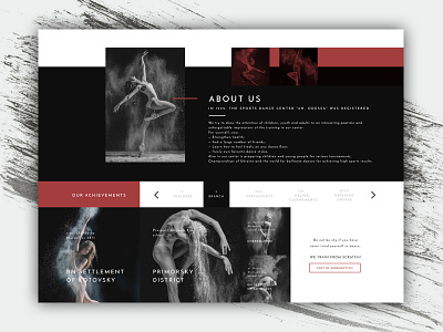 web page for dance studio