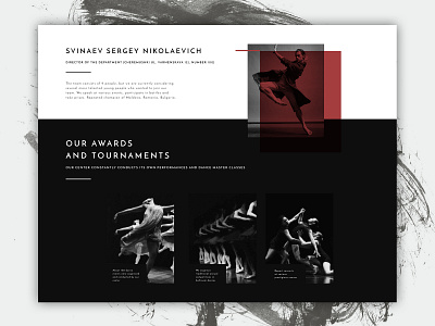 web page for dance studio app branding design graphic icon ios landing page lettering minimal mobile type typography ui ui ux ui ux design ux vector web website white