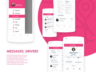 Taxi app for Android android android app branding design figma figmadesign graphic icon lettering minimal photoshop taxi taxi app typography ui ui ux ui ux design ux web website