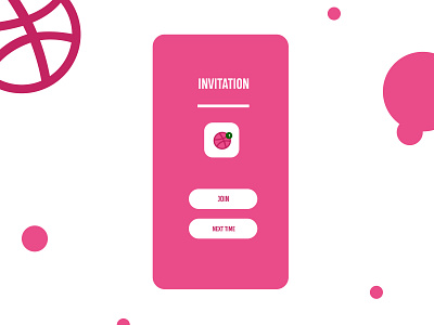 Invitation Dribbble VER 2.0