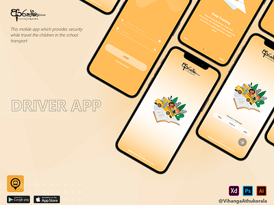 Araksha Driver App UI/UX Design