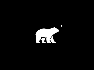 BEAR branding design flat icon logo minimal vector