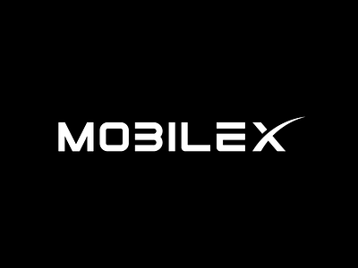 MobileX Logo branding design flat icon logo minimal vector