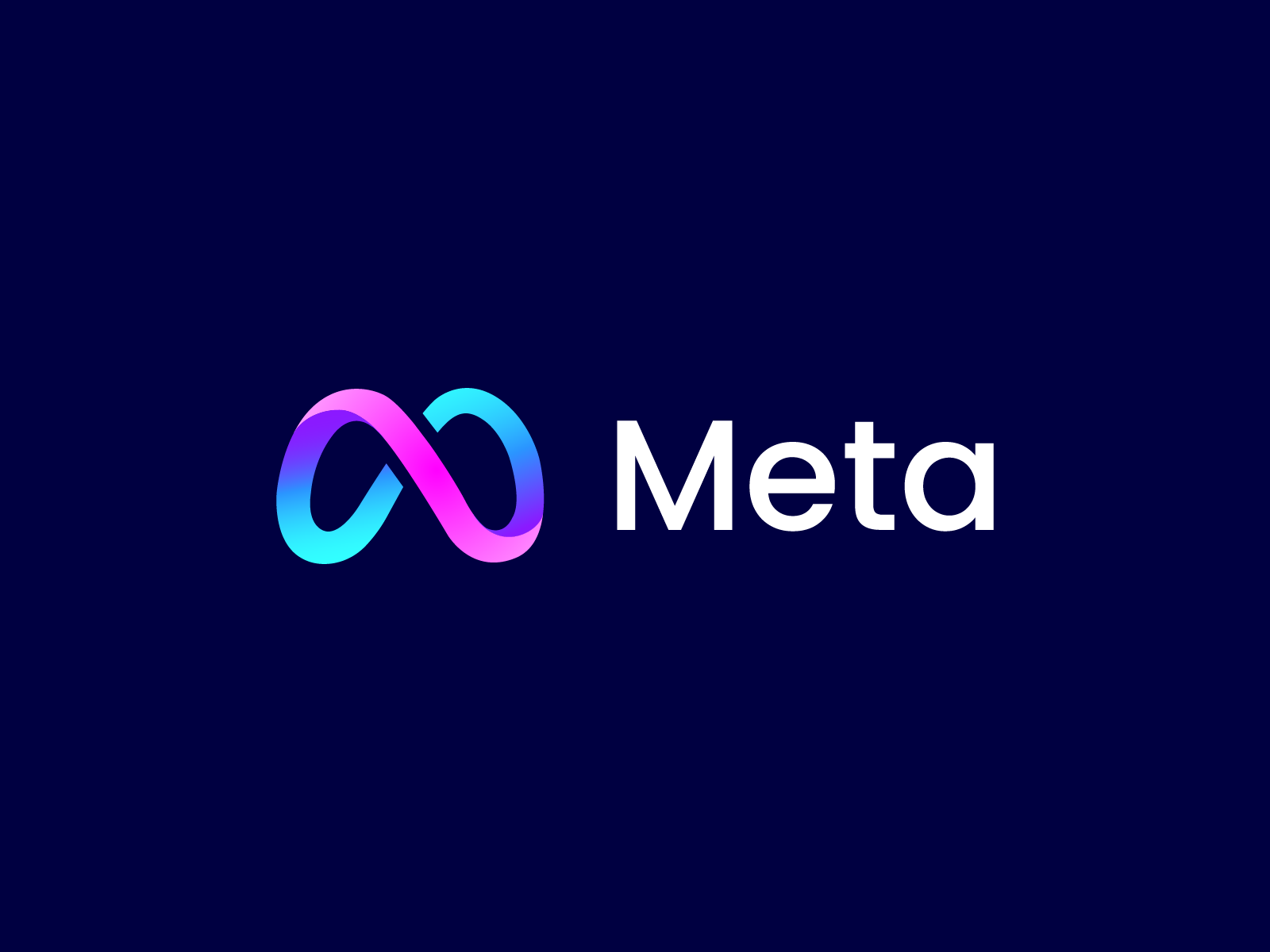 Meta logo by Nikoloz Narsia on Dribbble