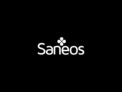 Saneos Care branding design logo naming vector web website