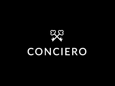 Conciero Concierge Service branding design logo