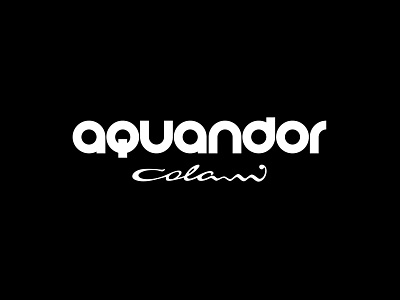 Aquandor by Prof. Luigi Colani branding design logo minimal naming print typography