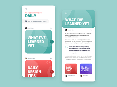 DAIL.Y Concept app application branding cards concept daily design icon illustration logo news ui ux