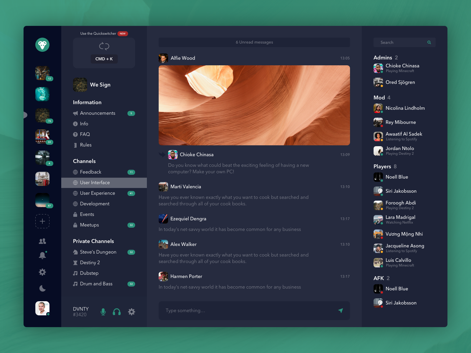 Discord Redesign by Pim Scholten on Dribbble