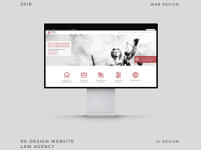 Re-design Website Lawyer Agency