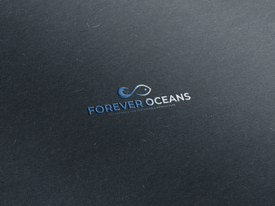 New concept logo for Forever Oceans! adobe brandidentity branding graphcdesigner graphicdesign illustration illustrator inspire logotype