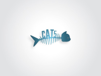 Logotype for Cat5! animal brand branding cat fish logo logotype nature vector yacht