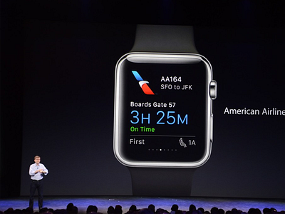 Aa Glance Applewatch apple watch design user experience uxui