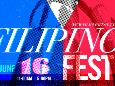 Filipino-Fest Poster...almost finalized dallas poster typography