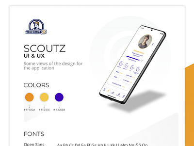 scoutz app ui ux user experience user experience design user interface design userinterface xd design