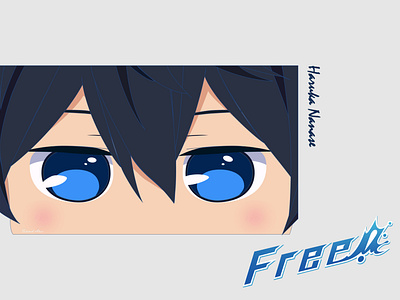 Haruka Nanase anime cavaei chibi design fata74 free! haru haruka haruka nanase illustration illustrator nanase vector