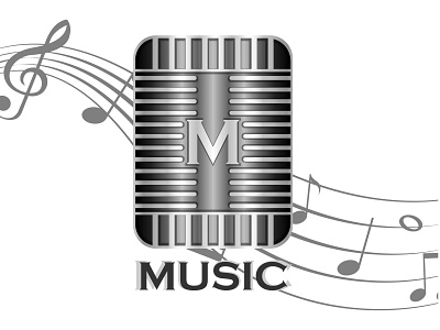 music - microphone logo ataee brand branding design illustration logo ui ux vector web
